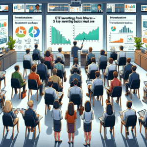 New investors attending a class teaching ETF investing