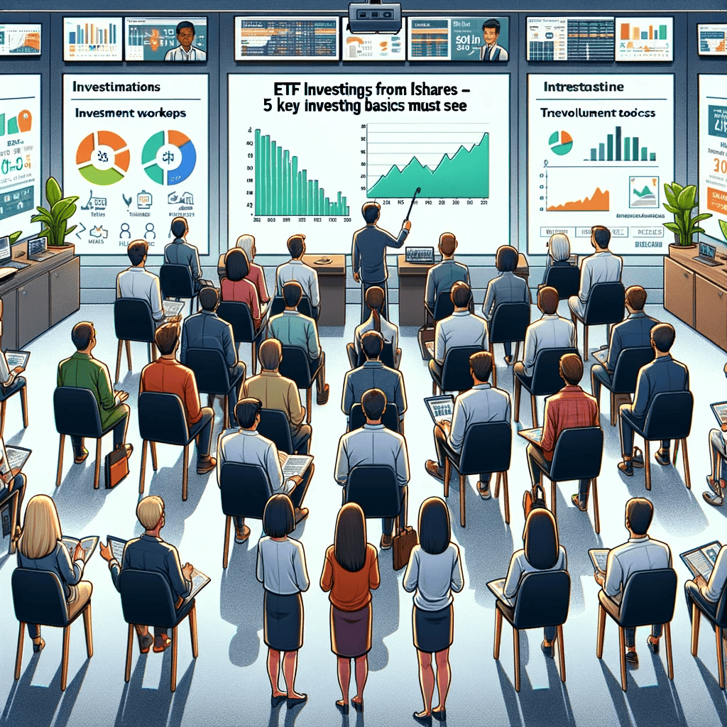 New investors attending a class teaching ETF investing